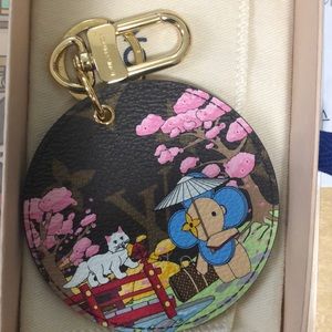 Louis Vuitton JAPANESE GARDEN XMAS BAG CHARM AND KEY HOLDER